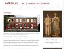 Tablet Screenshot of galeriebaumgarten.de